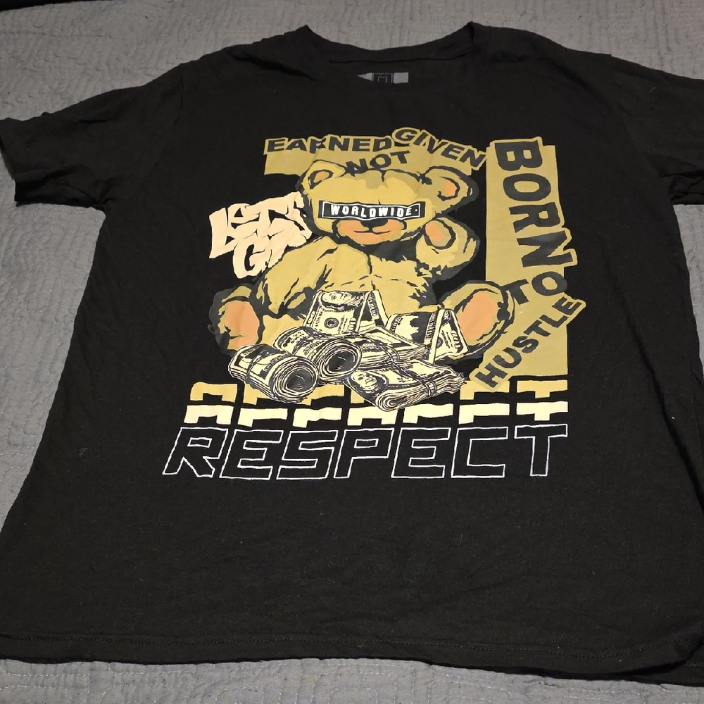 Hustler Hollywood Black Graphic Tee